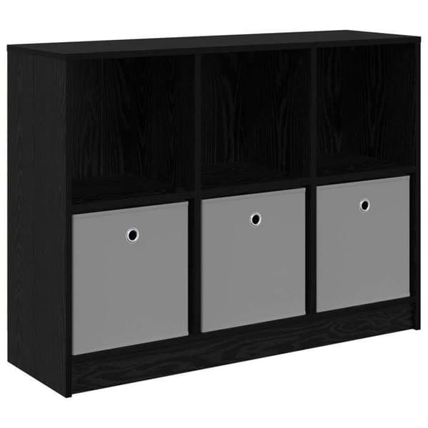 Maison Exclusive - Buffet Sort egetræ 102 x 32 x 73,5 cm