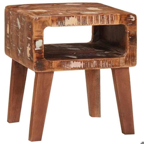 Maison Exclusive - Sidobord Brun 40 x 32 x 46 cm Återvunnet Trä Solid brun