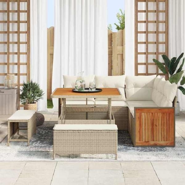 Maison Exclusive - 9 osan puutarhakalustesarja 8-hengen