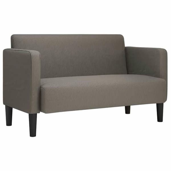 Maison Exclusive - Vaaleanharmaa 109 cm:n samettinen sohva