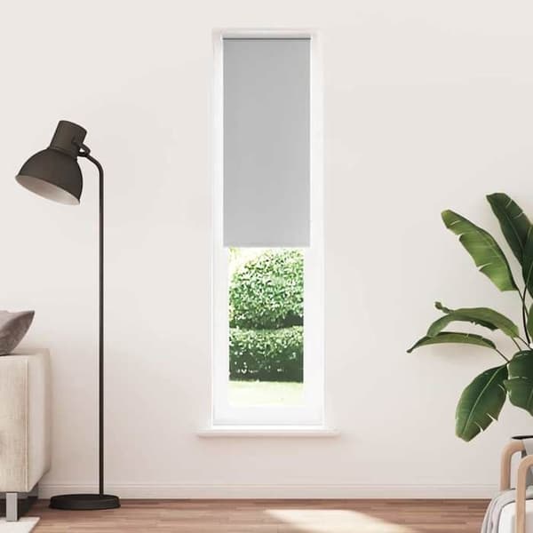 Maison Exclusive - Rullgardin med mörkläggande tygbredd 35,7 cm polyester
