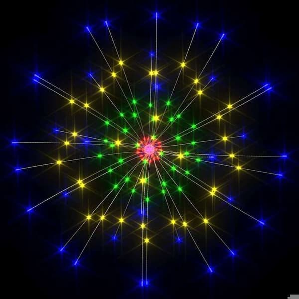 Maison Exclusive - Utomhus Julfyrverkeri Multicolor 20 cm 140 LED