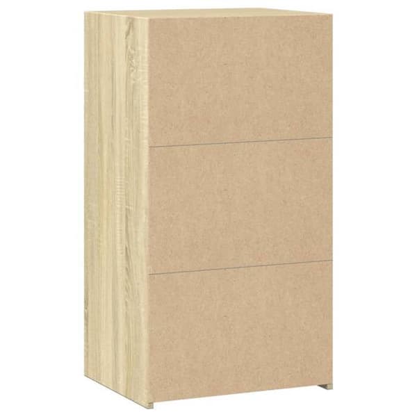 Maison Exclusive - Buffé ek sonoma 50x41x93 cm ingenjörsträ