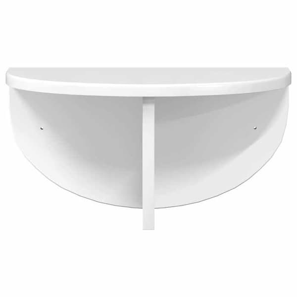 Maison Exclusive - Væghylde 2 stk Hvid glans 38 x 19 x 19 cm