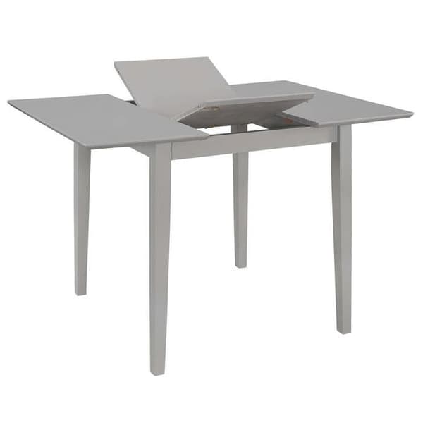 Maison Exclusive - Udtrækkelig spisebord Grå (80-120) x 80 x 74 cm MDF Grå