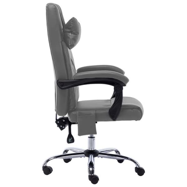 Maison Exclusive - Massage kontorstol Anthracite Similicuir antracit