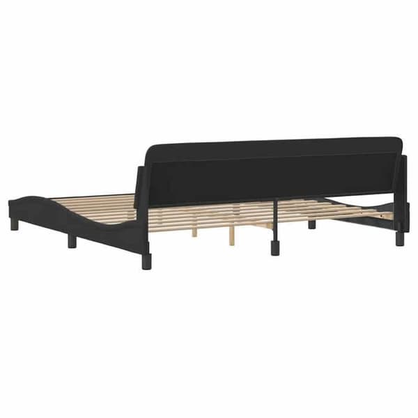 Maison Exclusive - Sängram Dover svart 200x200 cm tyg