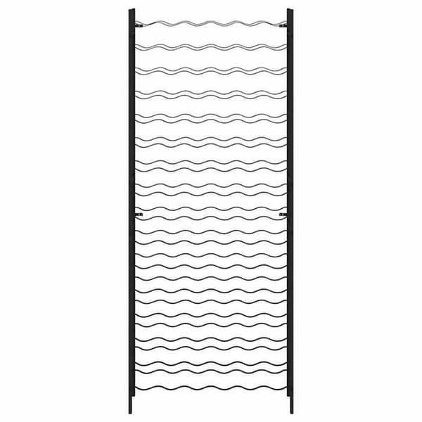 Maison Exclusive - Flaskeholder til 96 flasker Sort Jern Svart
