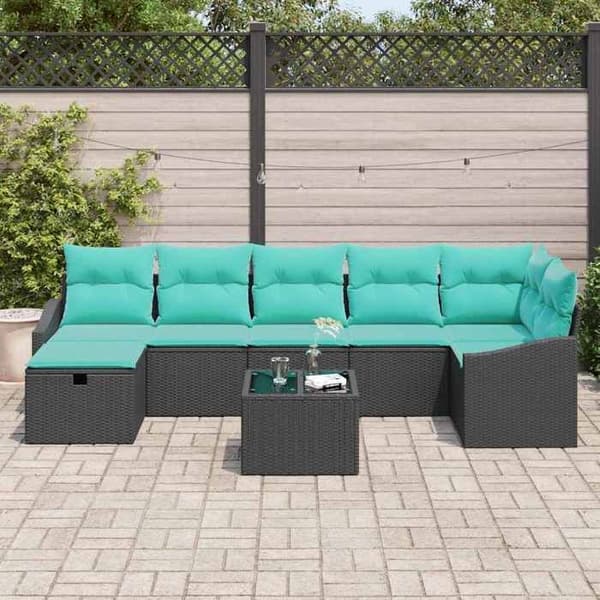 Maison Exclusive - 8-delars soffgrupp i polyrotin