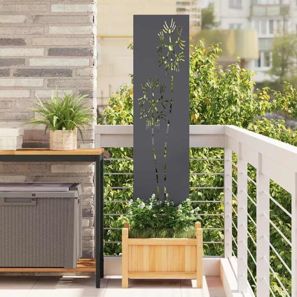 Maison Exclusive - Trädgårdsskyddsskärm Antracit 32 x 140 cm