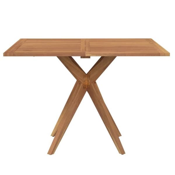 Maison Exclusive - Firkantet havebord 110x110x75 cm i solid akacietræ