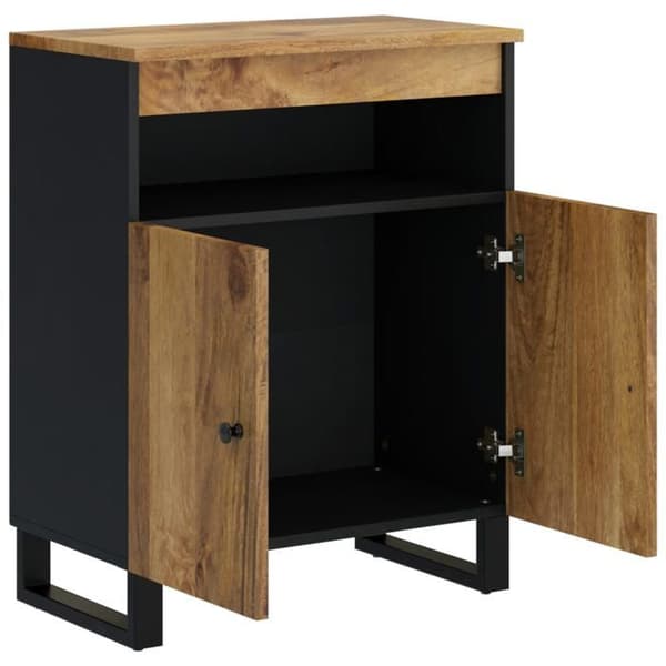 Maison Exclusive - Buffet med 2 døre 60x33x75 cm massiv mangotræ