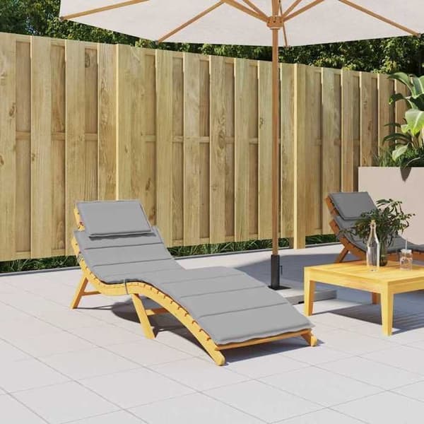 Maison Exclusive - Grå liggsoffekudde 186x58x4 cm oxfordtyg Grå
