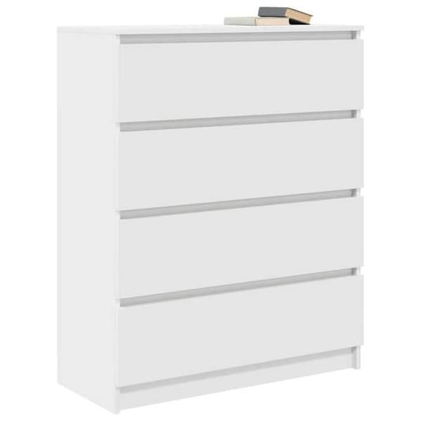 Maison Exclusive - Buffé vit 80x35x99 cm ingenjörsträ Vit