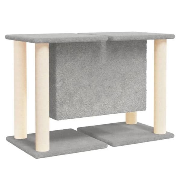 Maison Exclusive - Kattekradse med sisal i lys grå 50 cm