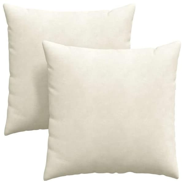 Maison Exclusive - Soffkuddar 2 st Kräm 60 x 60 cm