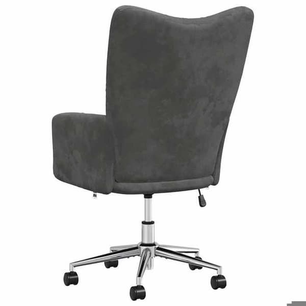 Maison Exclusive - Mörkgrå Velour Relaxstol Mörkgrå