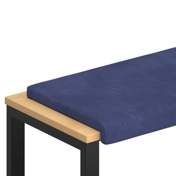 Maison Exclusive - Sininen samettipenkki tyyny, syvyys 35 cm