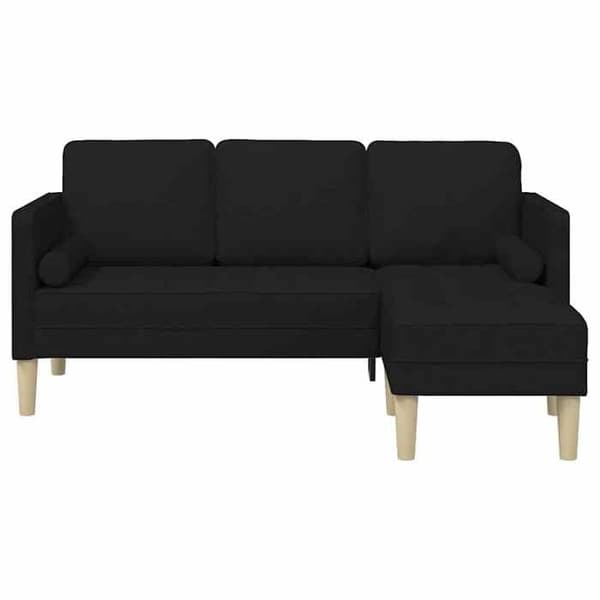 Maison Exclusive - Musta Sohvaryhmä 173 x 131 x 67 cm Polyesteri Svart