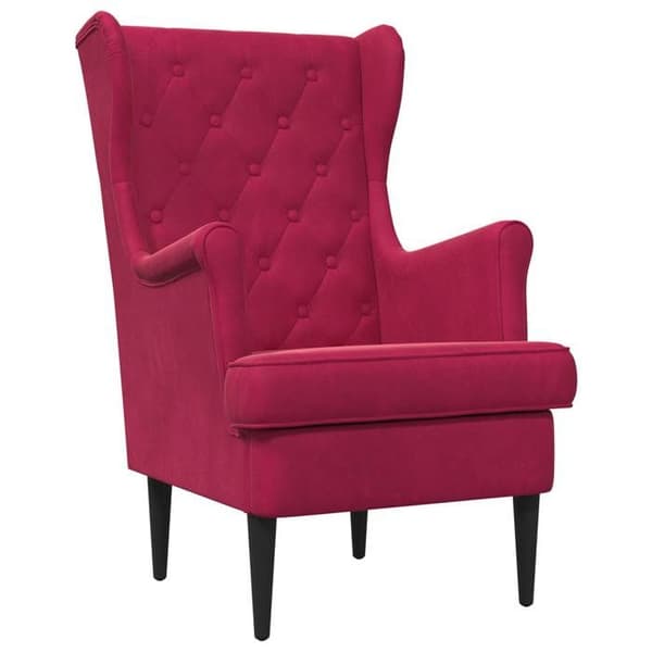 Maison Exclusive - Bordeaux Velour Stol