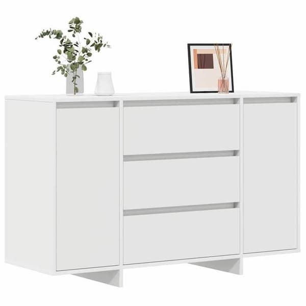 Buffé bas - EXKLUSIVT HUS - Exklusivt hus - Vit - 120 x 41 x 75 cm - Ingenjörsträ Vit