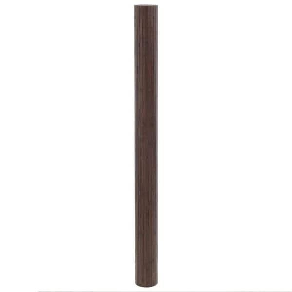 Maison Exclusive - Mörkbrun rektangulär matta 80x100 cm bambu