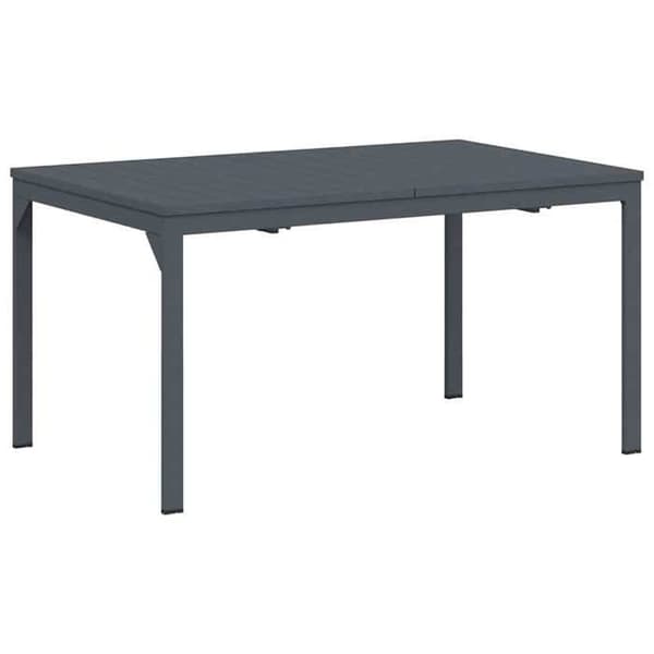 Utomhusbord - EXKLUSIVT HUS - Förlängningsbord - Antracit - Stål - Fällbart 210 x 90 x 73 cm antracit
