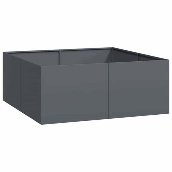 Maison Exclusive - Anthracite kruka 100x100x40 cm stål