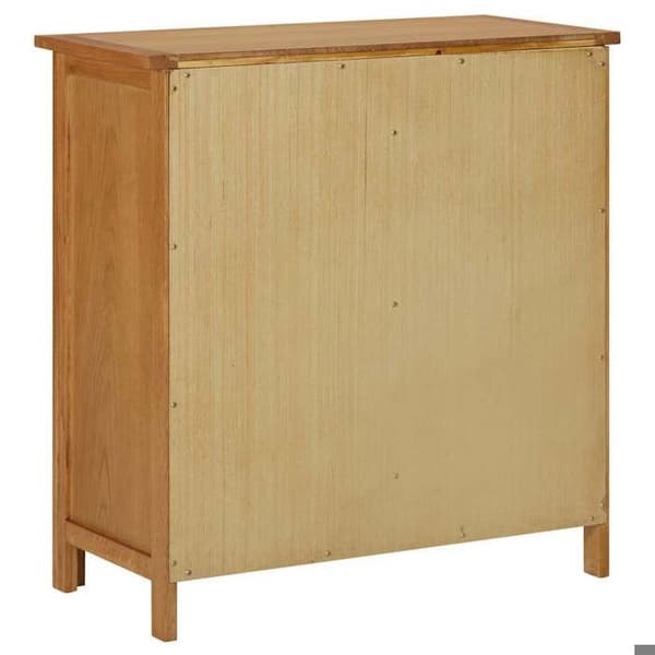 Maison Exclusive - Skab 70x35x75 cm Massiv egetræ ekträ