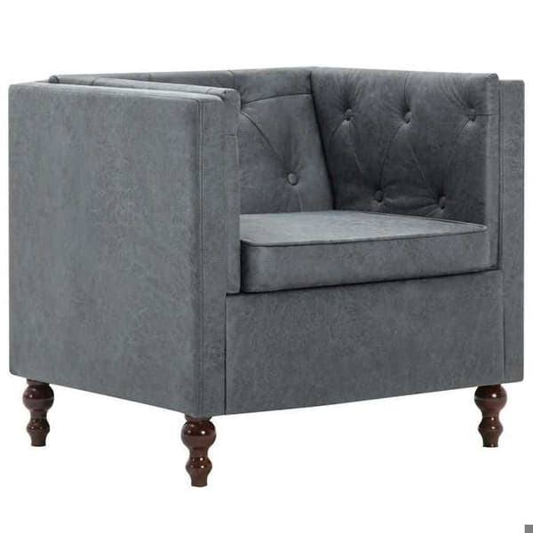 Tuoli - Maison Exclusive - Harmaa - Kangas 100% polyesteria - Puukehys 72x68x70 cm grå