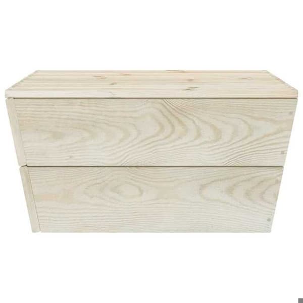Maison Exclusive - Trädgårdsbord 2 st 60x60x30 cm Impregnerad gran