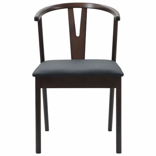 Maison Exclusive - Spisestol 2 stk Massivt Gummitræ Ej specificerat