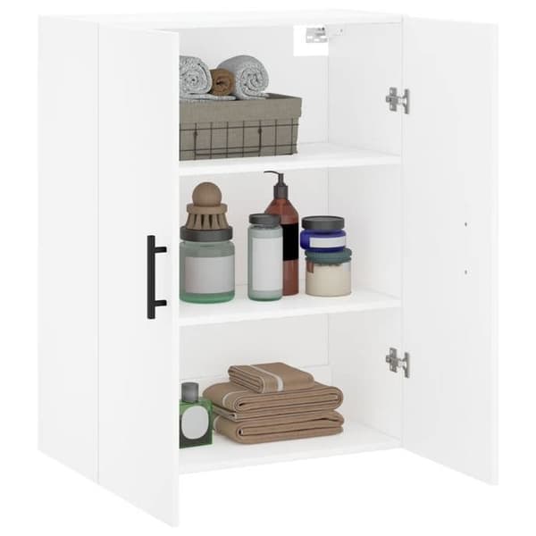 Maison Exclusive - Väggskåp vit 69,5x34x90 cm