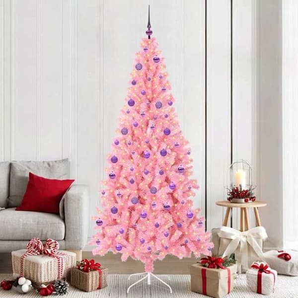 Maison Exclusive - Rosa Juletræ 210 cm PVC