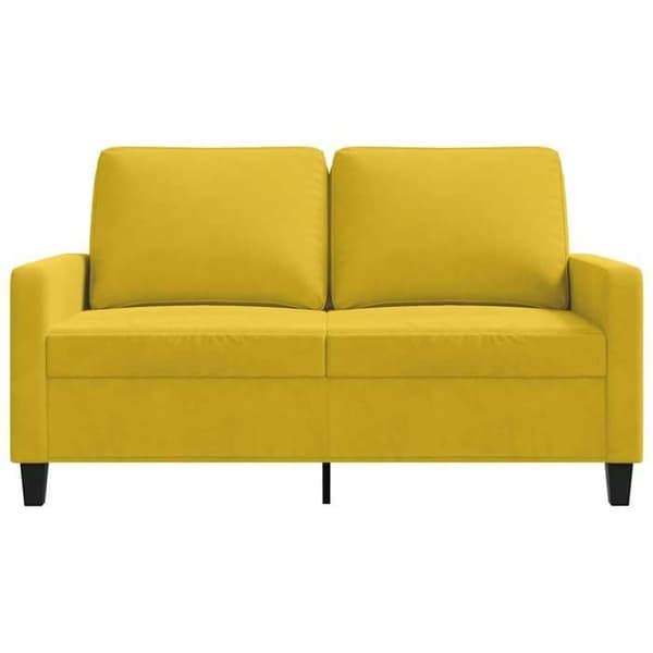 Maison Exclusive - Soffa 2-sits Gul 120 cm Sammet