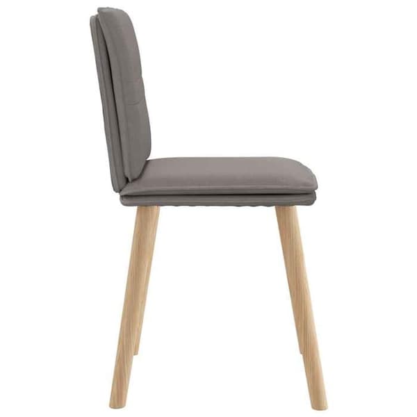 Maison Exclusive - Matstolar set om 6 taupe tyg