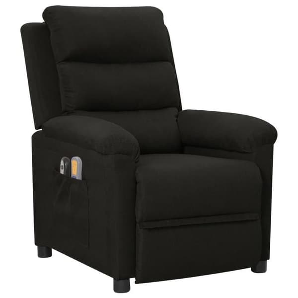 Maison Exclusive - Elektrisk massage stol Sort Stof