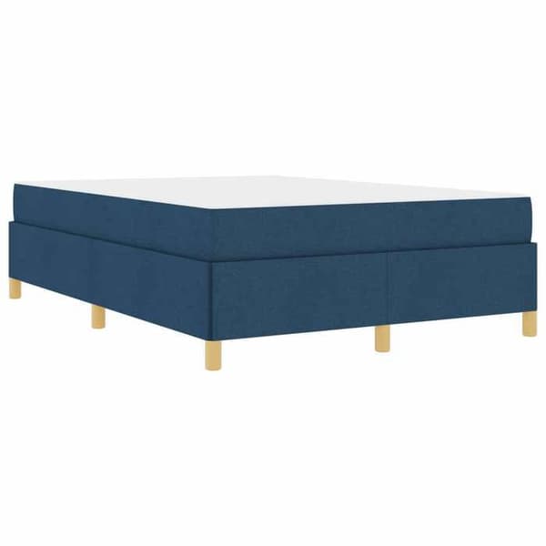 Maison Exclusive - Sängram Blå 140 x 190 cm tyg Blå
