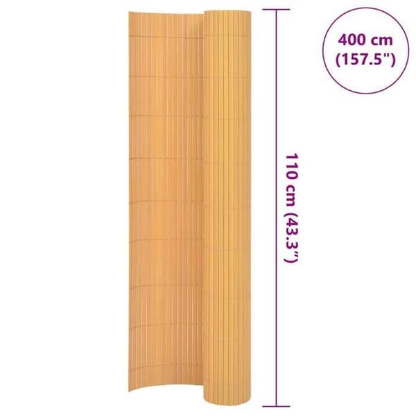 Maison Exclusive - Kaksoispuoleinen puutarhakatto 110x400 cm Keltainen Gul