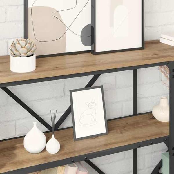 Bordskonsol - MAISON EXCLUSIVE - 180 x 30 x 75 cm - Ingenjörsträ - Rektangulär - Nutida