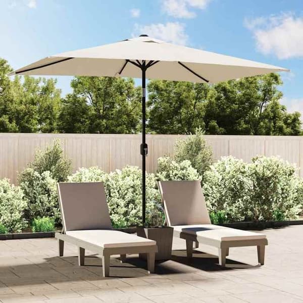 Maison Exclusive - Parasol 200 x 300 cm Hvid sand Rektangulær