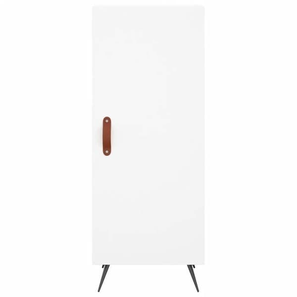 Maison Exclusive - Buffé hög Vit 34,5x34x180 cm Ingenjörsträ