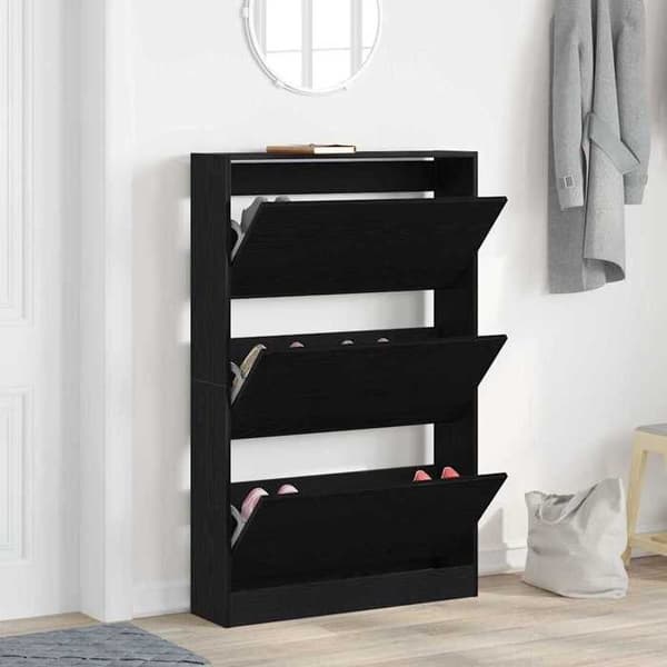 Maison Exclusive - Skoskab 80 x 21 x 125,5 cm Ingeniørtræ