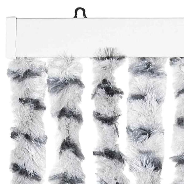 Maison Exclusive - Vaaleanharmaa ja tummanharmaa hyttysverkko 56x200 cm chenille