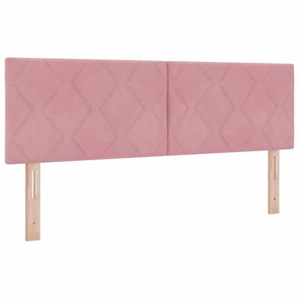 Maison Exclusive - Boxspring säng med madrass Rose 160 x 200 cm Sammet Ros