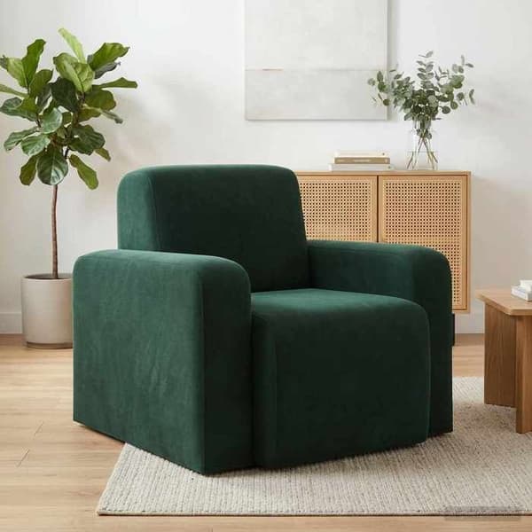 Maison Exclusive - Tummanvihreä Samettituoli