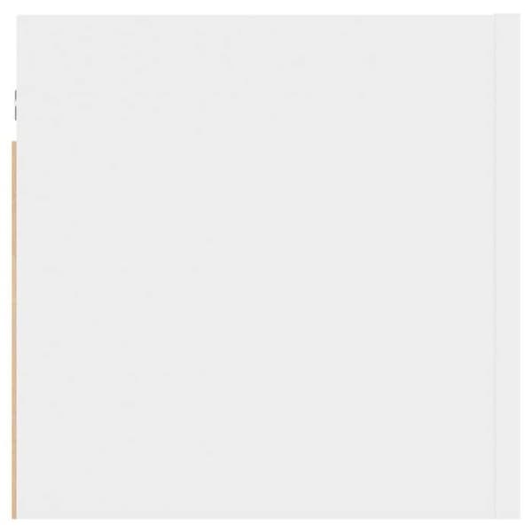 Maison Exclusive - Sängbord Vit 30,5x30x30 cm Ingenjörsträ Vit