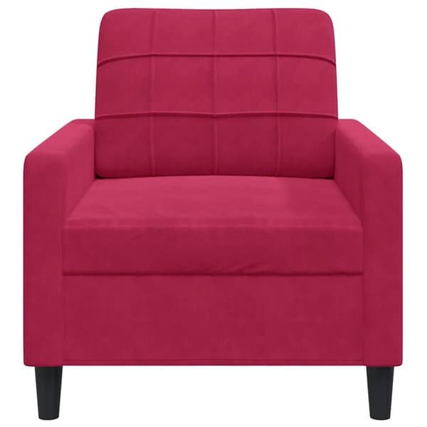 Maison Exclusive - Bordeaux punainen nojatuoli 60 cm sametti
