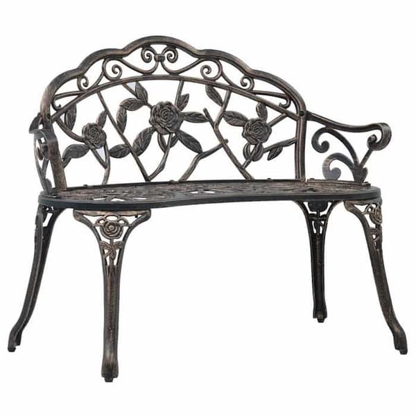 Havemøbel - EKSKLUSIV HUS - 100 cm - Bronze - Støbt aluminium - 2 pladser Brons