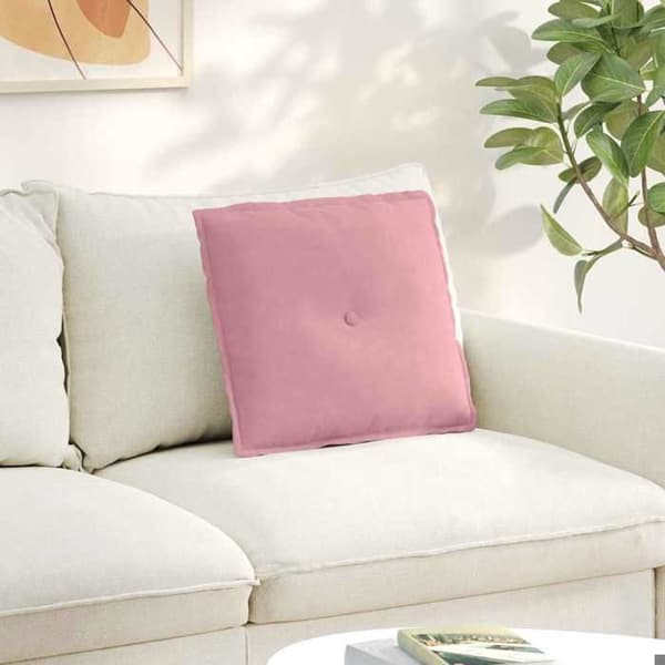 Maison Exclusive - Rygpude Rosa 50 x 45 cm Velour